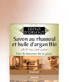 Savon au Rhassoul et huile d’Argan Bio